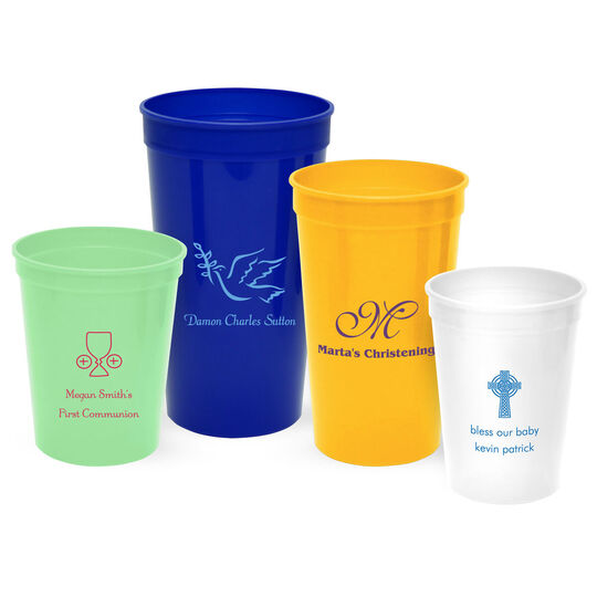 Design Your Own Christian Celebration Stadium Cups